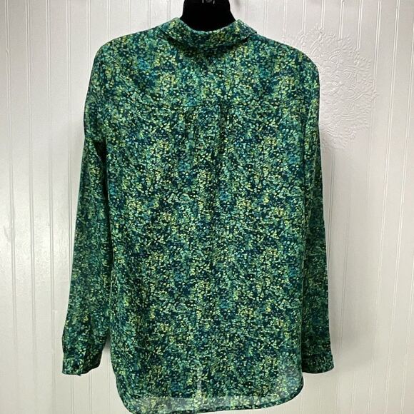 ANN TAYLOR LOFT semi sheer blouse - Picture 4 of 6